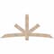 Ekena Millwork Alberta Smooth Timber Gable Bracket, Douglas Fir, 84"W x 38"H x 3 1/2"D x 5 1/2"F, 11/12 Pitch GBW084X38X0406ALB00SDF - alternate 1